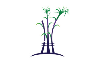Sugar tree template vector logo v1