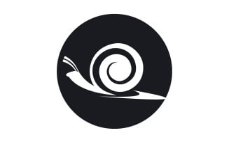 Snail animal logo vcetor template v50