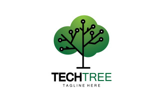Tech tree template logo vcetor v13