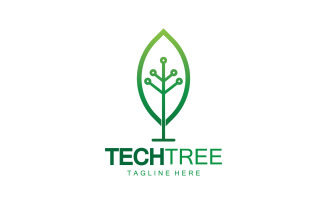 Tech tree template logo vcetor v7