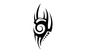 Tribal tattoo vector template logo v24