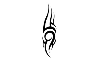 Tribal tattoo vector template logo v38