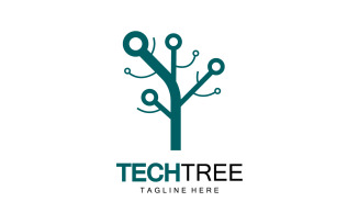 Tech tree template logo vcetor v32