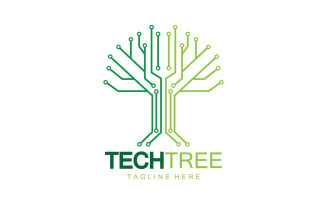 Tech tree template logo vcetor v40