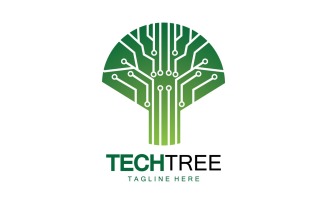 Tech tree template logo vcetor v59