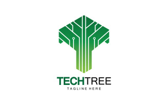 Tech tree template logo vcetor v64