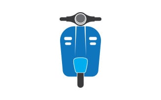 Vespa motors icon logo vector v1