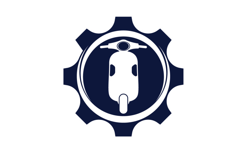 Vespa motors icon logo vector v21 Logo Template