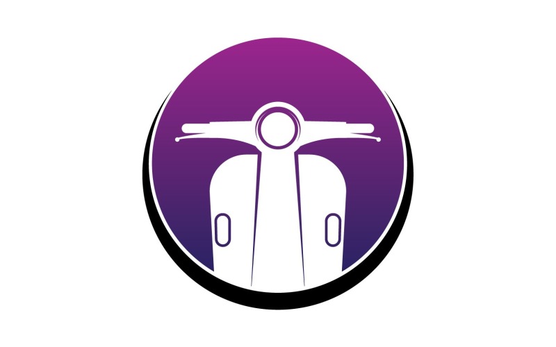 Vespa motors icon logo vector v22 Logo Template