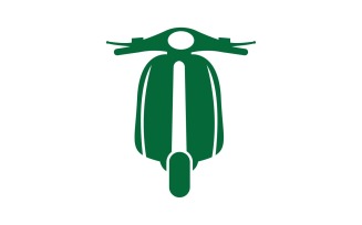Vespa motors icon logo vector v4