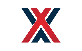 X letter initial logo vector v15