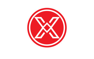 X letter initial logo vector v24