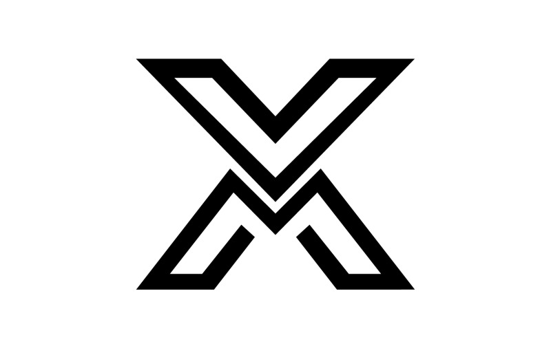 X letter initial logo vector v26 Logo Template