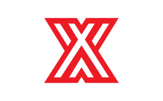 X letter initial logo vector v2