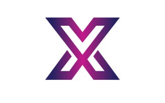 X letter initial logo vector v31