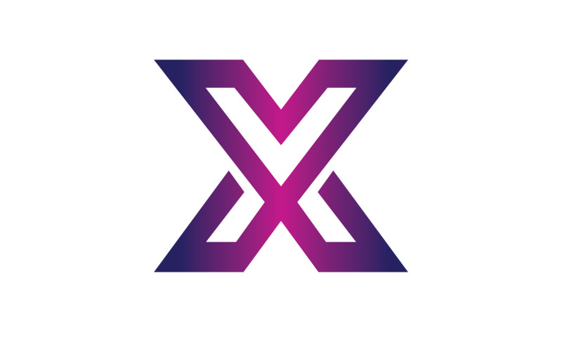 X letter initial logo vector v31 Logo Template