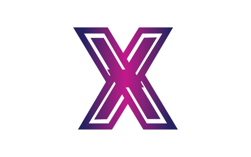 X letter initial logo vector v3 Logo Template