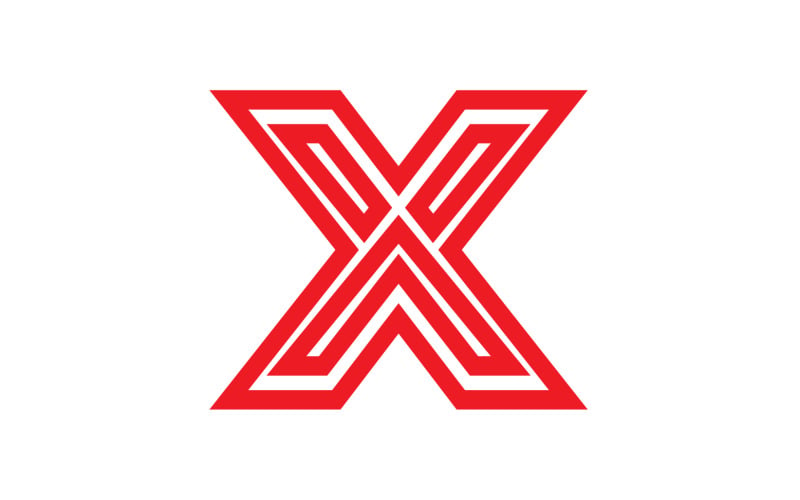 X letter initial logo vector v5 Logo Template