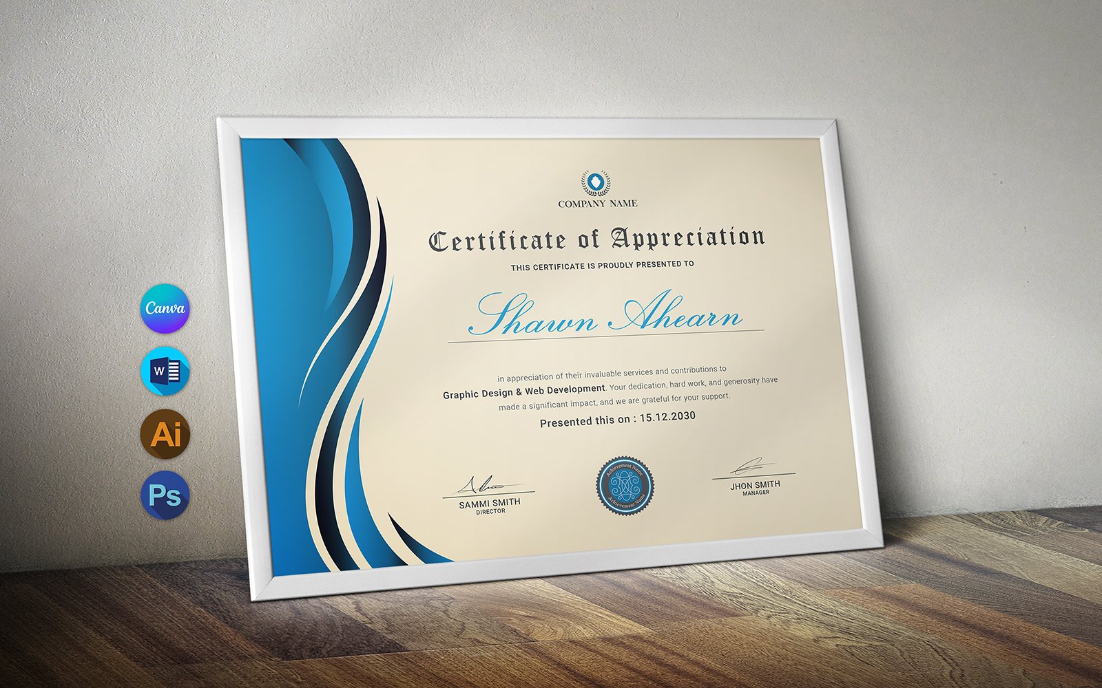 Kit Graphique #365747 Diploma Certificat Divers Modles Web - Logo template Preview
