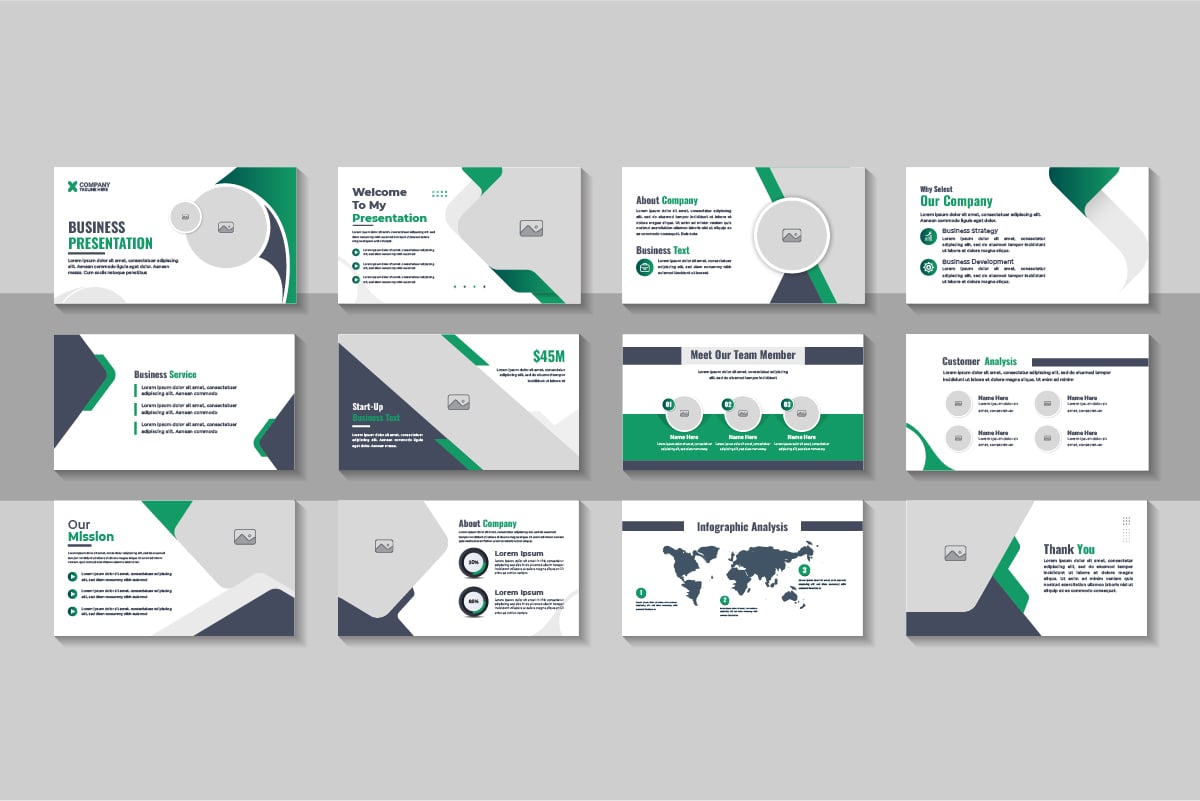 Template #365780 Powerpoint Ppt Webdesign Template - Logo template Preview