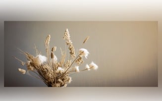 Dried Flowers Still Life White Flora 93