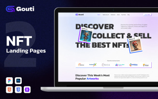 Gouti - NFT Bootstrap HTML5 Landing Page