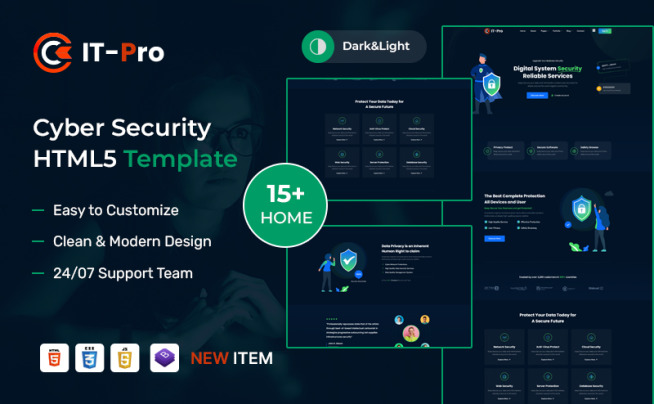 HTML Website Templates for Security Websites π Monster ONE