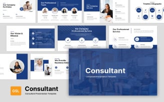 Consultant Finance Consulting Presentation Google Slides Template