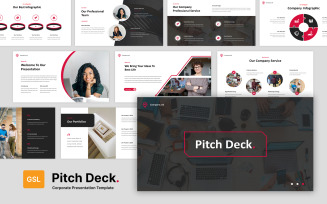 Elegant Pitch Deck Business Google Slides
