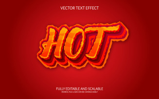 Hot 3d editable vector eps text effect template design.