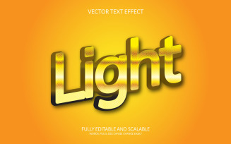 Light Editable Vector Eps Text Effect Design Illustration Template
