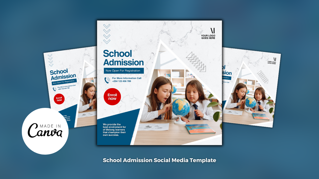 School Admission Flyer Design