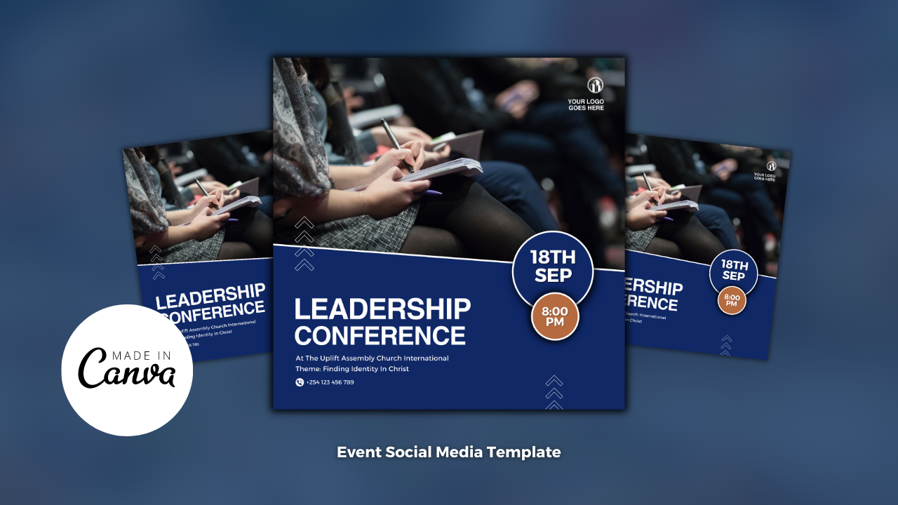 Template #365913 Conference Leadership Webdesign Template - Logo template Preview