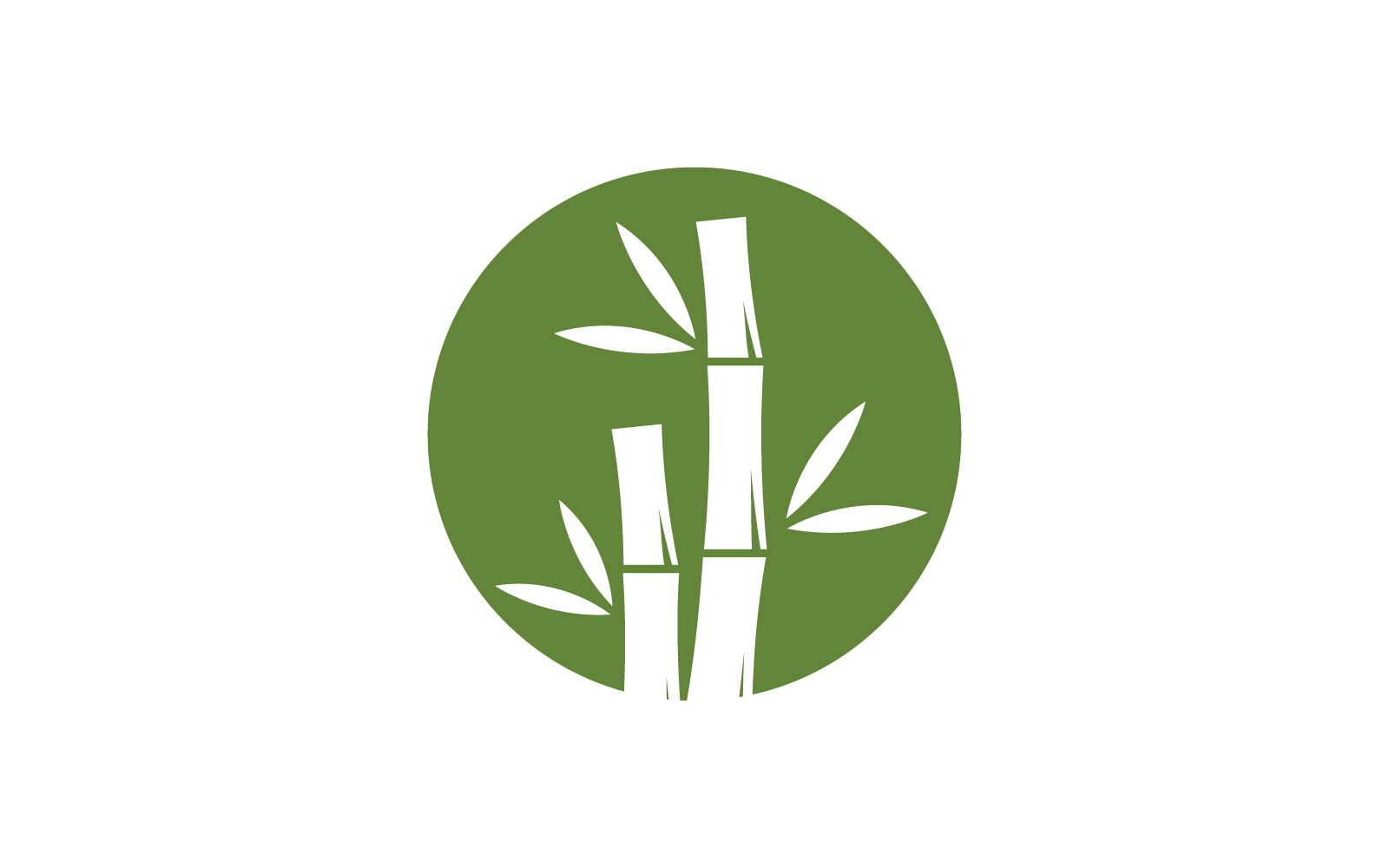 Bamboe logo vector sjabloon