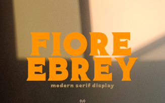 Fiore Ebrey - Display Font