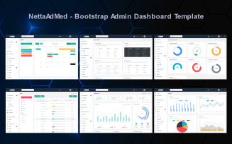 NettaAdMed - Bootstrap Admin Template - Dashboard Template