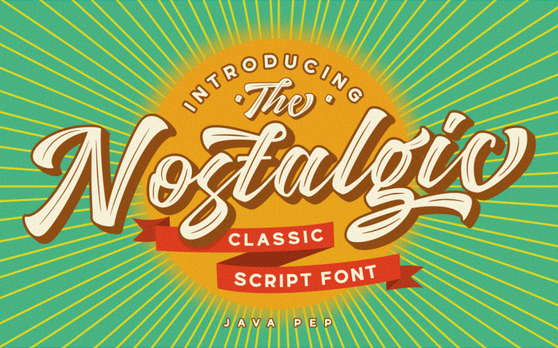 Nostalgic – Classic font style Font