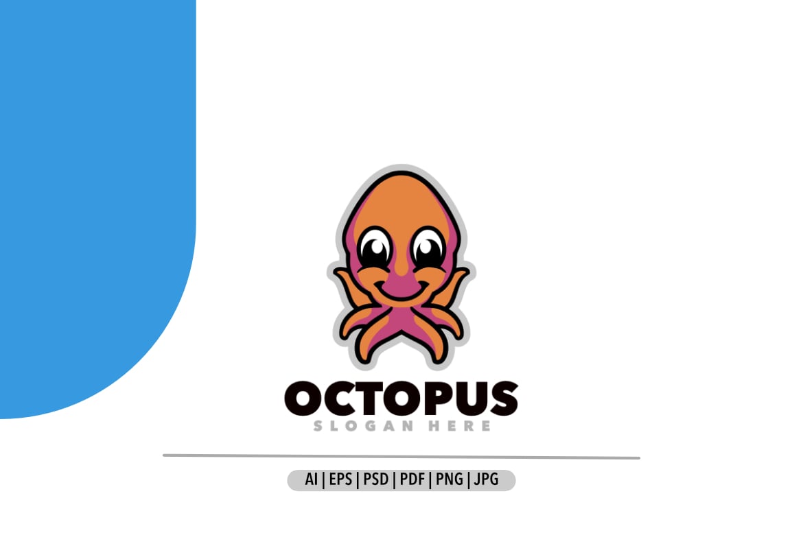 Template #366036 Adorable Octopus Webdesign Template - Logo template Preview