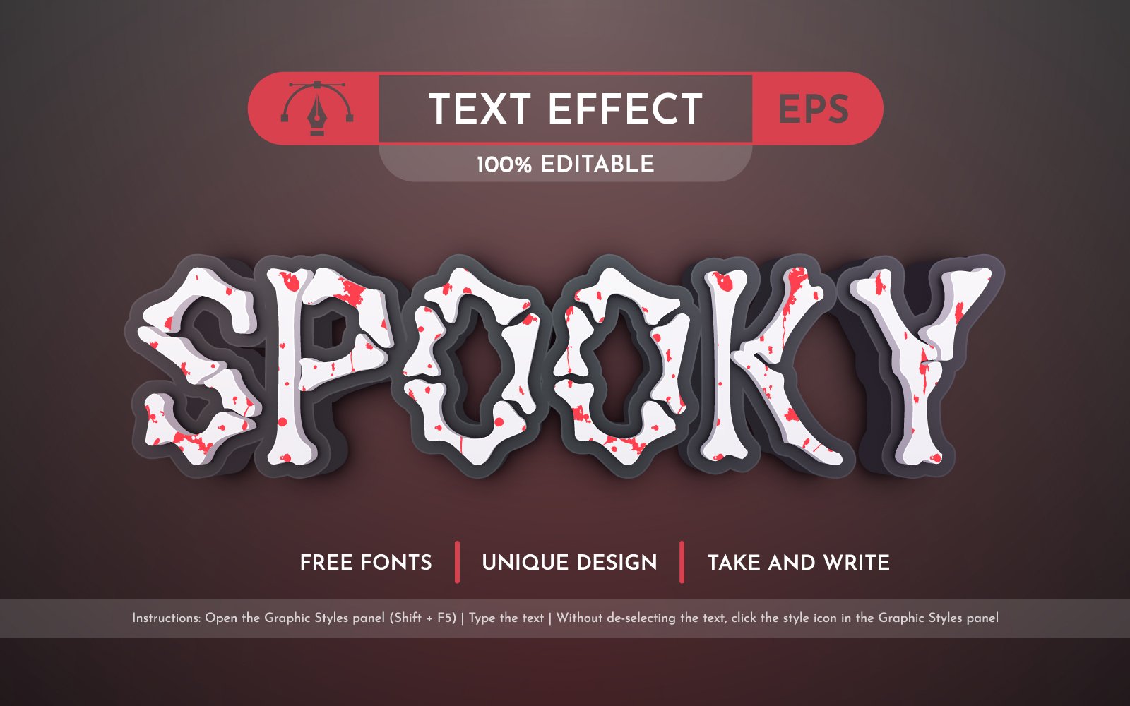 Template #366042 Text Effect Webdesign Template - Logo template Preview