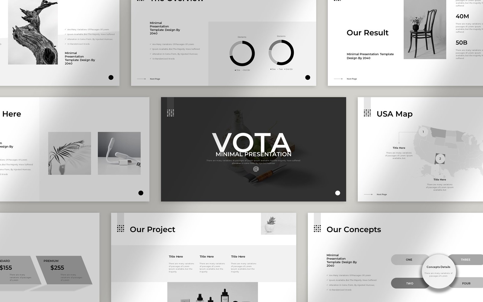 Kit Graphique #366072 Minimal Presentation Web Design - Logo template Preview