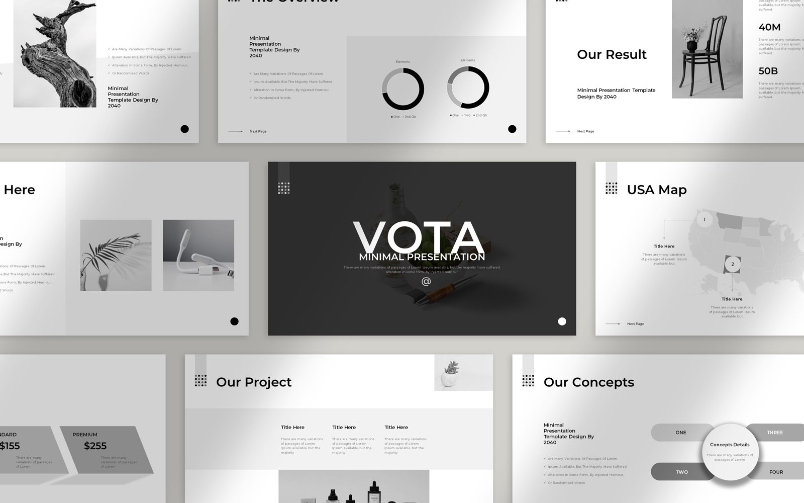 Template #366072 Minimal Presentation Webdesign Template - Logo template Preview