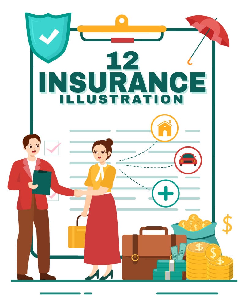 Kit Graphique #366083 Business Insurance Divers Modles Web - Logo template Preview