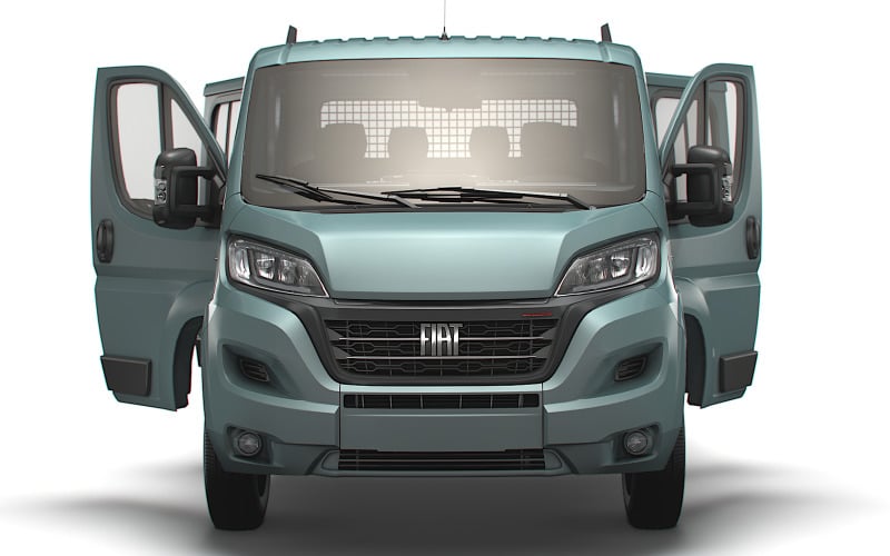 Fiat Ducato Crew Cab Truck HQInterior 2023 Model