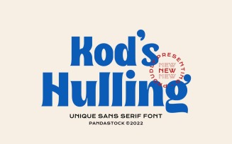 Kod's Hulling Cool Font Style