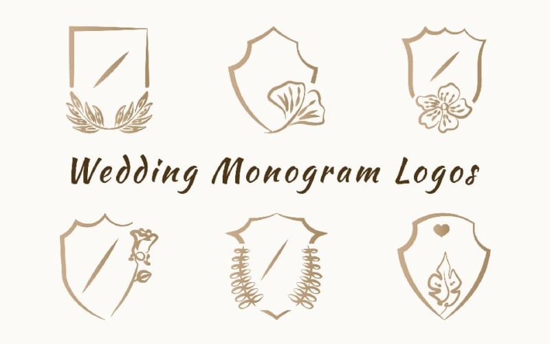 Wedding Monogram Pro Logo Pack Logo Template