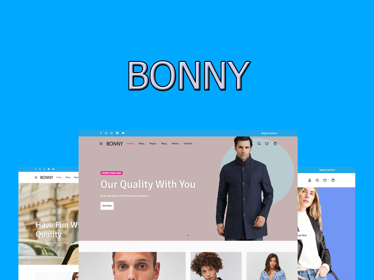 Bonny Shop Woocommerce Template