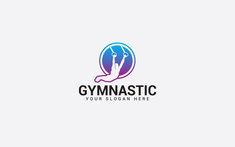 GYMNASTIC Logo Design Template Logo Template