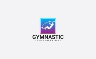 Gymnastics Logo Design Template