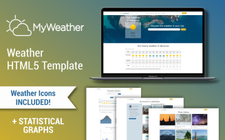 MyWeather - Responsive HTML5 Template Web for Forecasting and Weather
