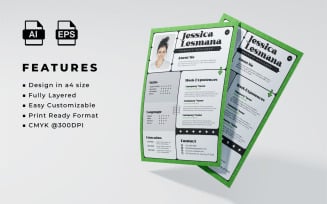 Resume and CV Template Flyer Design 4
